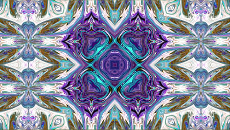 multicolored ornamental pattern