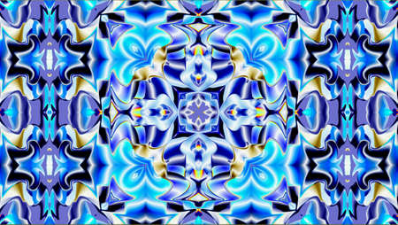 multicolored ornamental patternの写真素材