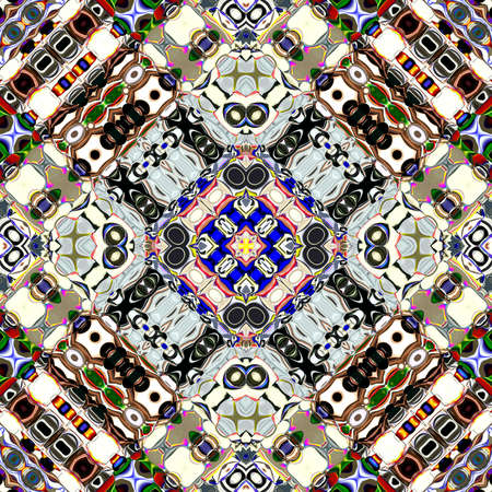multicolored ornamental pattern