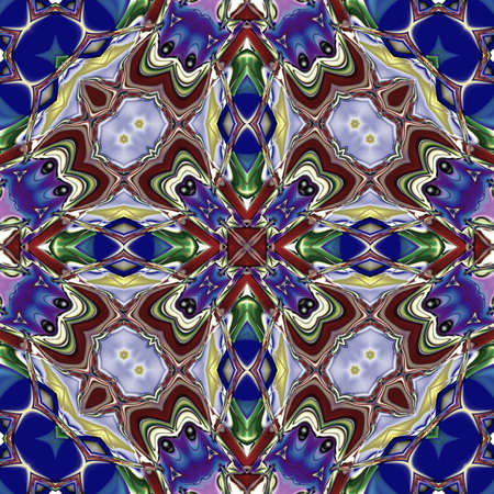 mixed color pattern ornament