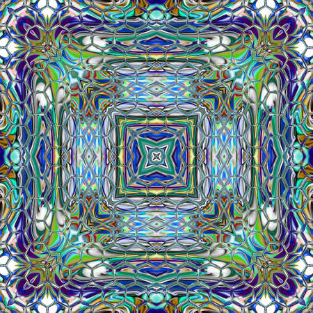 mixed color pattern ornament