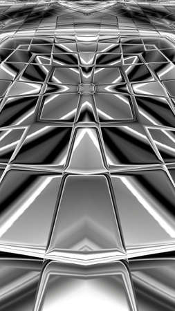 black and white pattern ornamentの写真素材