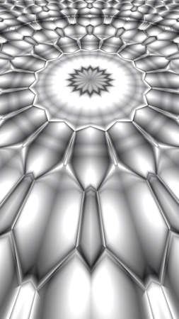 black and white pattern ornament