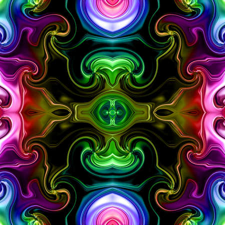 mixed color unique pattern ornament