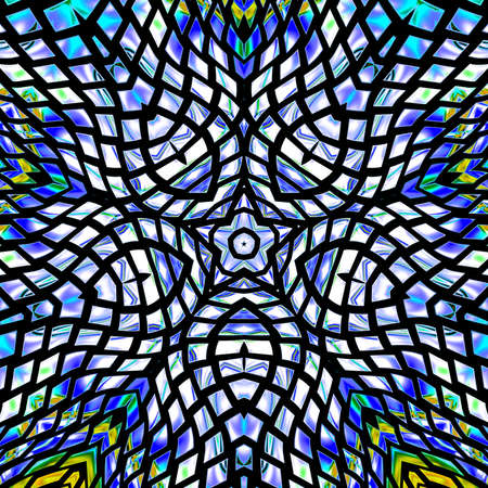 mixed color unique pattern ornament