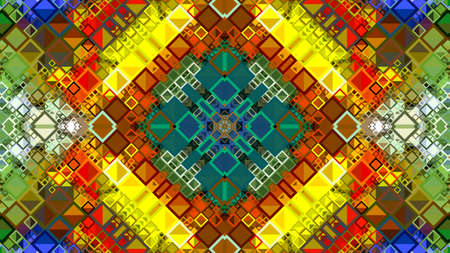 Colored mandala. Oriental round pattern. Mystical motif, Abstract exotic background. Fantastic...