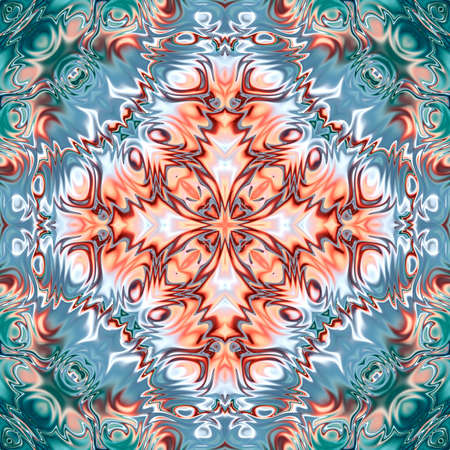 Unique mandala, Oriental round pattern, Mystical motif, Abstract exotic background. Fantastic...
