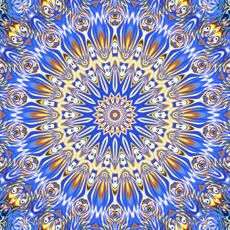 Unique mandala, Oriental round pattern, Mystical motif, Abstract exotic background. Fantastic...