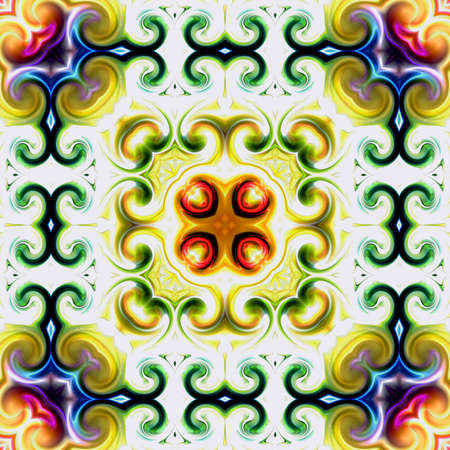 Unique mandala, Oriental round pattern, Mystical motif, Abstract exotic background. Fantastic...