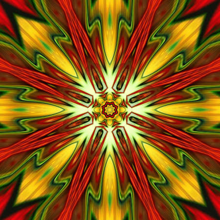Unique mandala, Oriental round pattern, Mystical motif, Abstract exotic background. Fantastic...