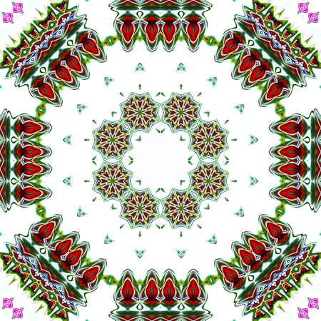 Unique mandala, Oriental round pattern, Mystical motif, Abstract exotic background. Fantastic...