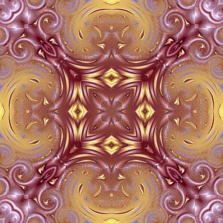 Unique mandala, Oriental round pattern, Mystical motif, Abstract exotic background. Fantastic...
