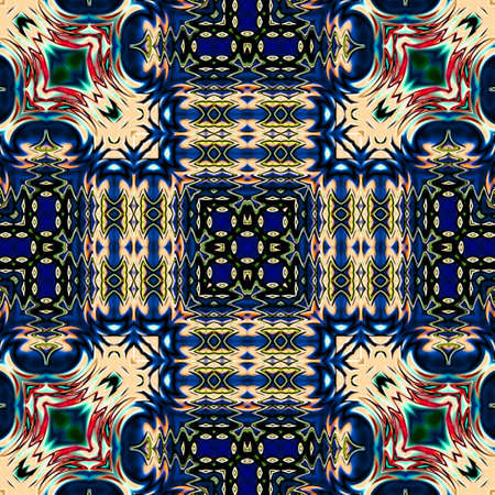 Unique mandala, Oriental round pattern, Mystical motif, Abstract exotic background. Fantastic...