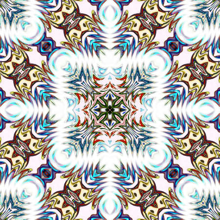 Unique mandala, Oriental round pattern, Mystical motif, Abstract exotic background. Fantastic...