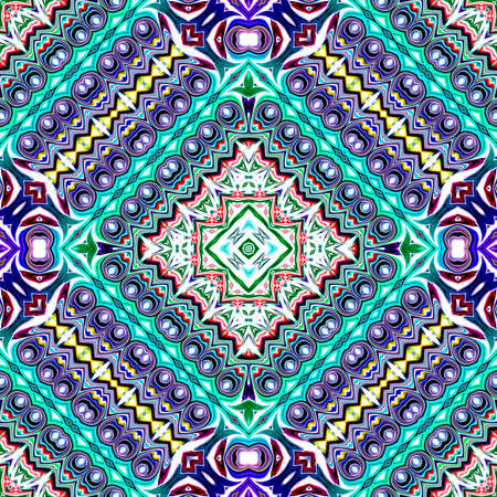 Unique mandala, Oriental round pattern, Mystical motif, Abstract exotic background. Fantastic...