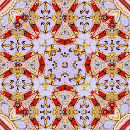 Unique mandala, Oriental round pattern, Mystical motif, Abstract exotic background. Fantastic...