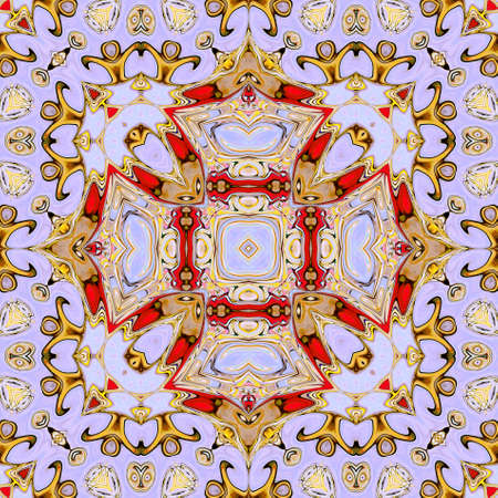 Unique mandala, Oriental round pattern, Mystical motif, Abstract exotic background. Fantastic...