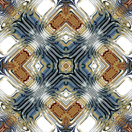Unique mandala. Oriental round pattern. Mystical motif. Abstract exotic background. Fantastic...