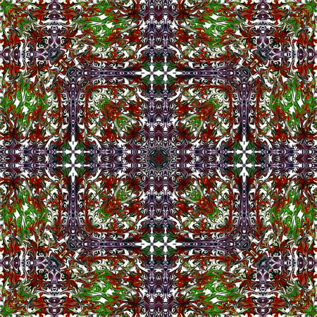 Unique mandala, Oriental round pattern, Mystical motif, Abstract exotic background. Fantastic...