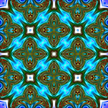 Unique mandala, Oriental pattern, Mystical motif, Abstract background. Fantastic fractal design,...