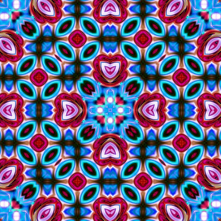 Unique mandala, Oriental pattern, Mystical motif, Abstract background. Fantastic fractal design,...