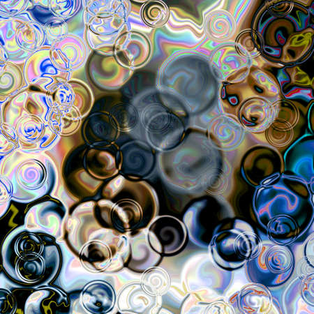 Oriental pattern, Mystical motif, Abstract background. Fantastic design, Colorful digital art, geometric texture.の写真素材