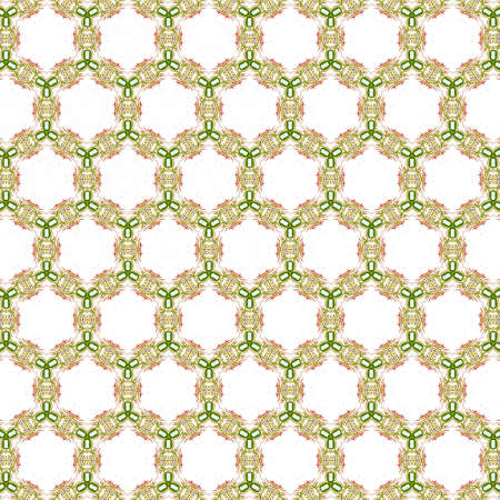 Colorful digital art, Oriental pattern, geometric texture, Mystical motif, Abstract background, Fantastic design.の写真素材