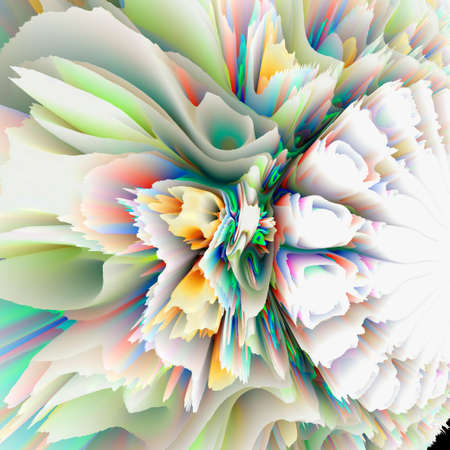 Colorful digital art, Oriental pattern, geometric texture, Mystical motif, Abstract background,...