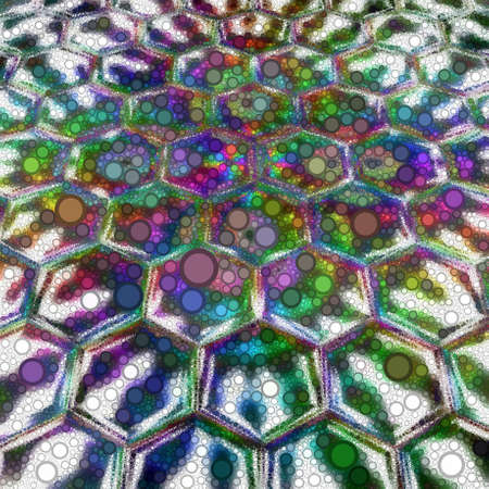 Colorful digital art, Oriental pattern, geometric texture, Mystical motif, Abstract background,...