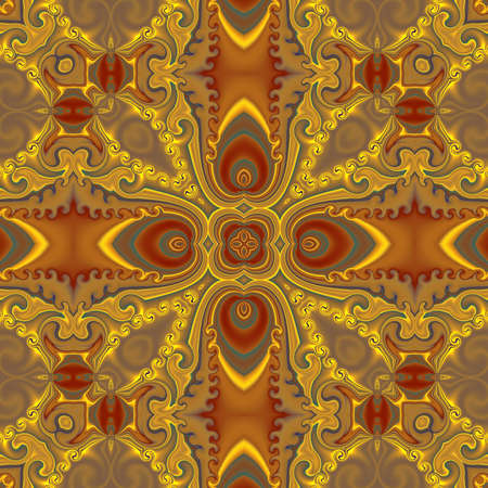 Colorful digital art, Oriental pattern, geometric texture, Abstract background,