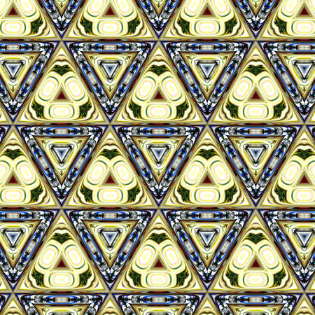Colorful digital art, Oriental pattern, geometric texture, Abstract background