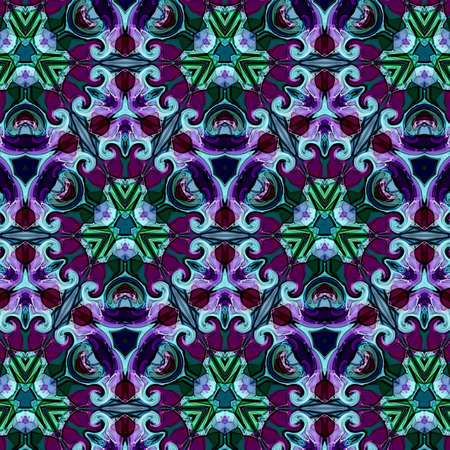 digital art Oriental pattern geometric texture Abstract background