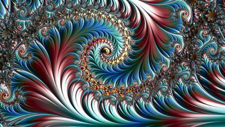 Digital artwork, fractal design, geometric texture, Abstract background