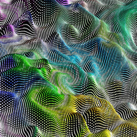 Special art, unique abstract design, fractal geometry