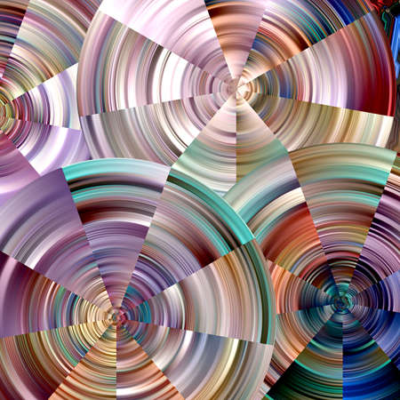 Special art, unique abstract design, fractal geometry