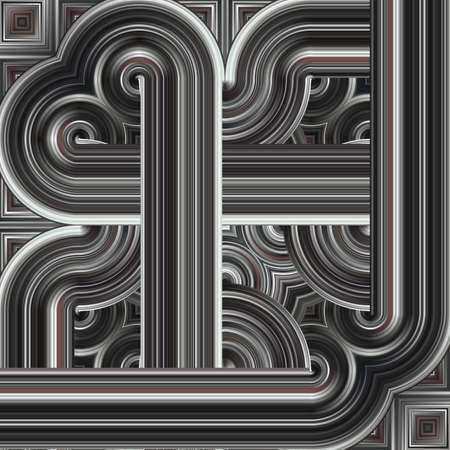 Digital artwork, fractal design, geometric texture, Abstract background