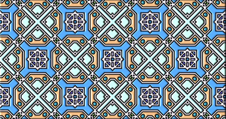 geometric ornamental shapes. decorative symmetrical background. unique and creative design. abstract...