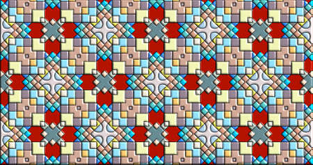 geometric ornamental shapes. decorative symmetrical background. unique and creative design. abstract...