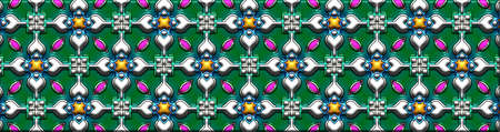 geometric ornamental shapes. decorative symmetrical background. unique and creative design. abstract...