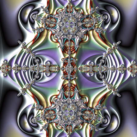 Fractal artwork, infinite ornamental shapes. decorative spiral background. unique and creative...