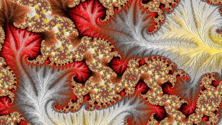 Abstract fractal. Fractal art background for creative design. Decoration for wallpaper, desktop, poster, cover booklet. Print for clothes, t-shirts. Creative illustration for designの写真素材