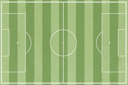 soccer field with leather texture backgroundの写真素材