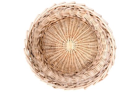 wickerwork basket top の写真素材