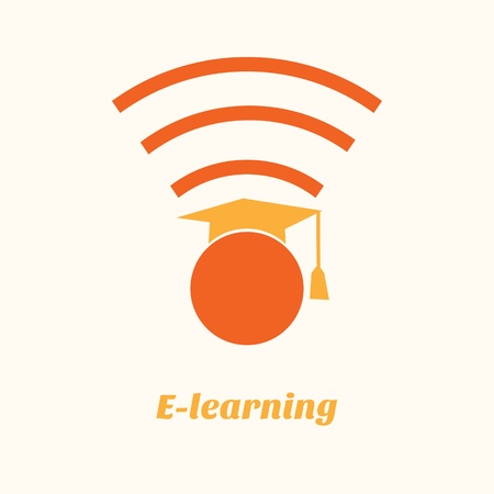 online learningのイラスト素材