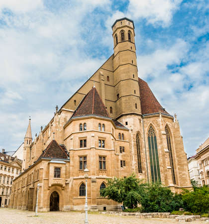 Friars Minor Conventual Church (Minoritenkirche) formally called Italienische Nationalkirche Maria Schnee (English: Italian National Church of Mary of the Snows in Vienna, Austriaのeditorial素材