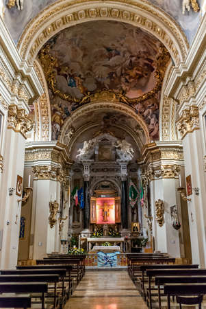 Santuario Casa di Santa Caterina, House of Saint Catherine in Siena, Italy, Tuscanyのeditorial素材