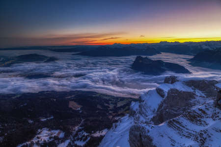 Over the Fogの写真素材