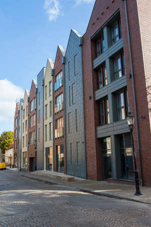 Glass houses in Gdansk. Polandの写真素材