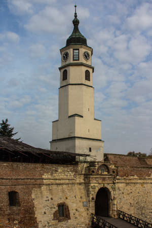 Beautiful clock tower on the Belgrade fortress. Serbiaのeditorial素材