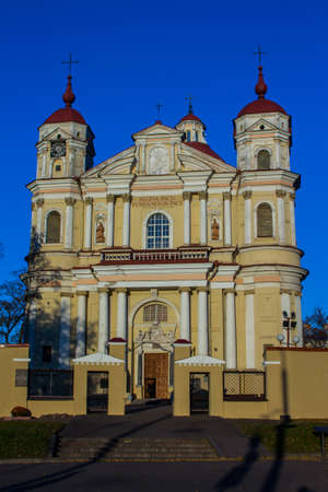 St. Peter and St. Paul's Church is located in the Vilnius, Lithuaniaの写真素材